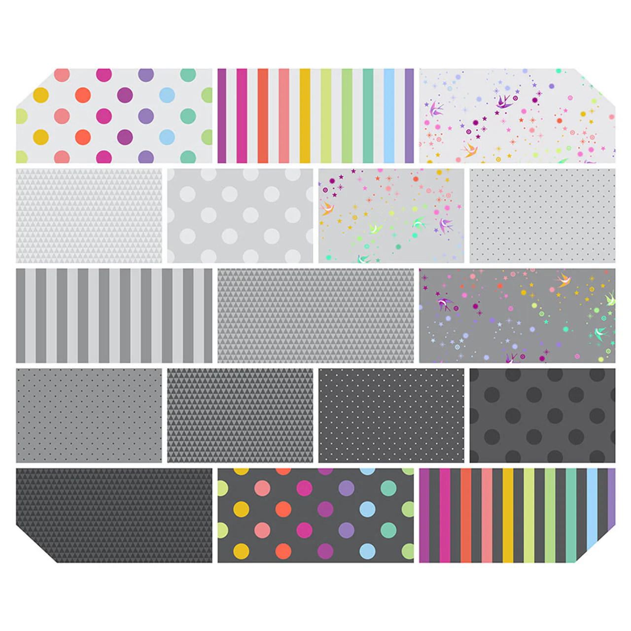 2025 Tula Pink True Colors - 5" Charm Pack