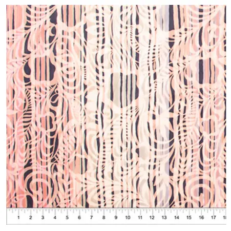 Banyan 80759-21 - VERANDA FLORAL STRIPE - Blush 45" Fabric Per Yard
