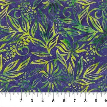 Banyan 80870-47 - Birds of Paradise - Periwinkle 45" Fabric Per Yard