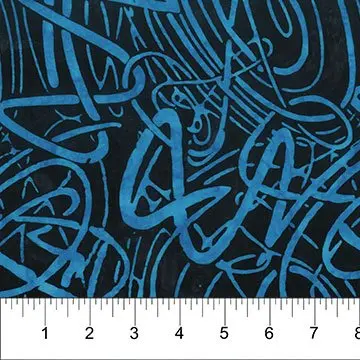 Banyan 83084-99 SCRIBBLES - Scribbles - Black 45" Fabric Per Yard