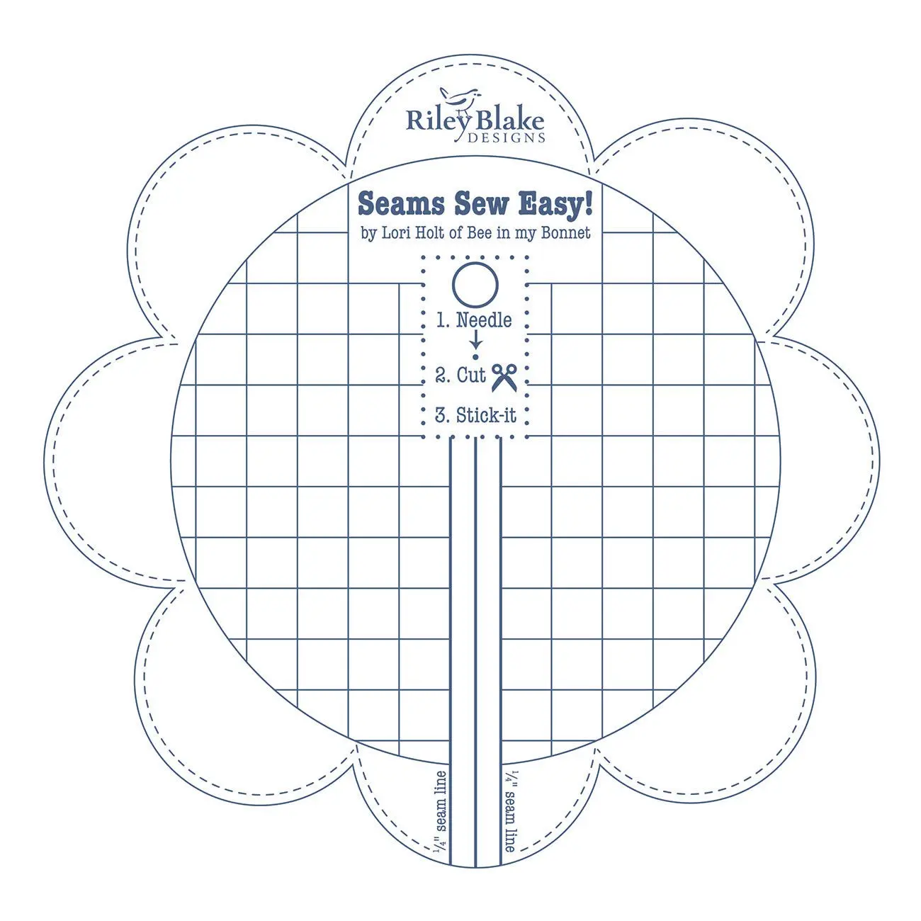 Bee In My Bonnet Seam Guide Color Denim