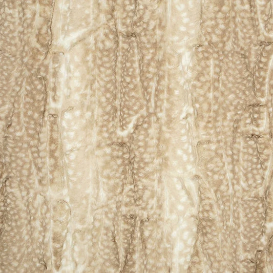 Beige Luxe Cuddle Fawn 58/60" Fabric Per Yard - Image 2