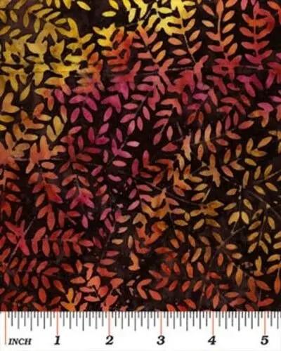 Benartex 3768-77 Parrot Cove Balis orange/pink fern 45" Fabric Per Yard
