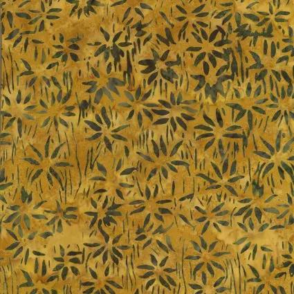 Benartex 9166-32 Bali Bamboo - Bamboo Gold 45" Fabric Per Yard