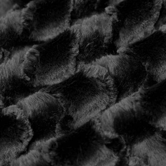 Black Luxe Cuddle Glacier 58/60" Fabric Per Yard - Image 2
