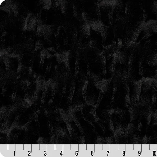 Black Luxe Cuddle Luna 58/60" Fabric Per Yard - Image 3