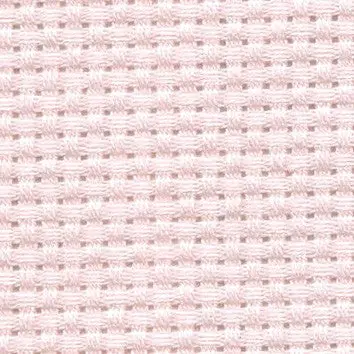 COSMO Embroidery Cotton Cloth for Cross Stitch Precuts 14ct Pink
