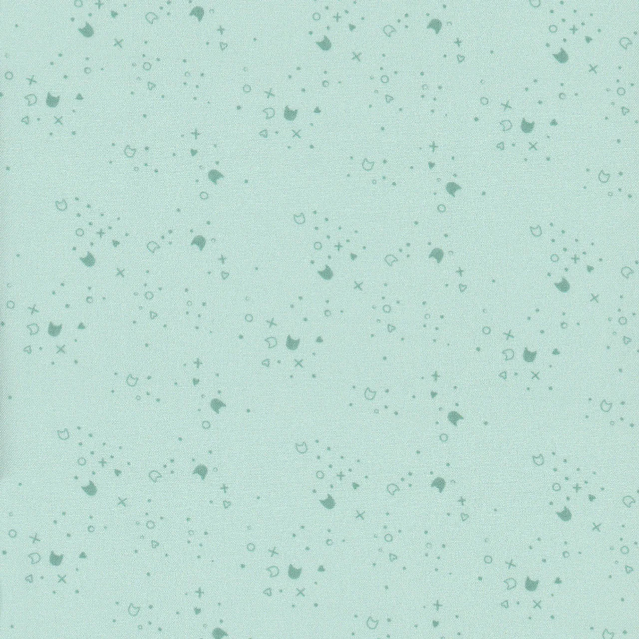Dear Stella Kitty Litter Powder Cotton 43"/44" Fabric Per Yard