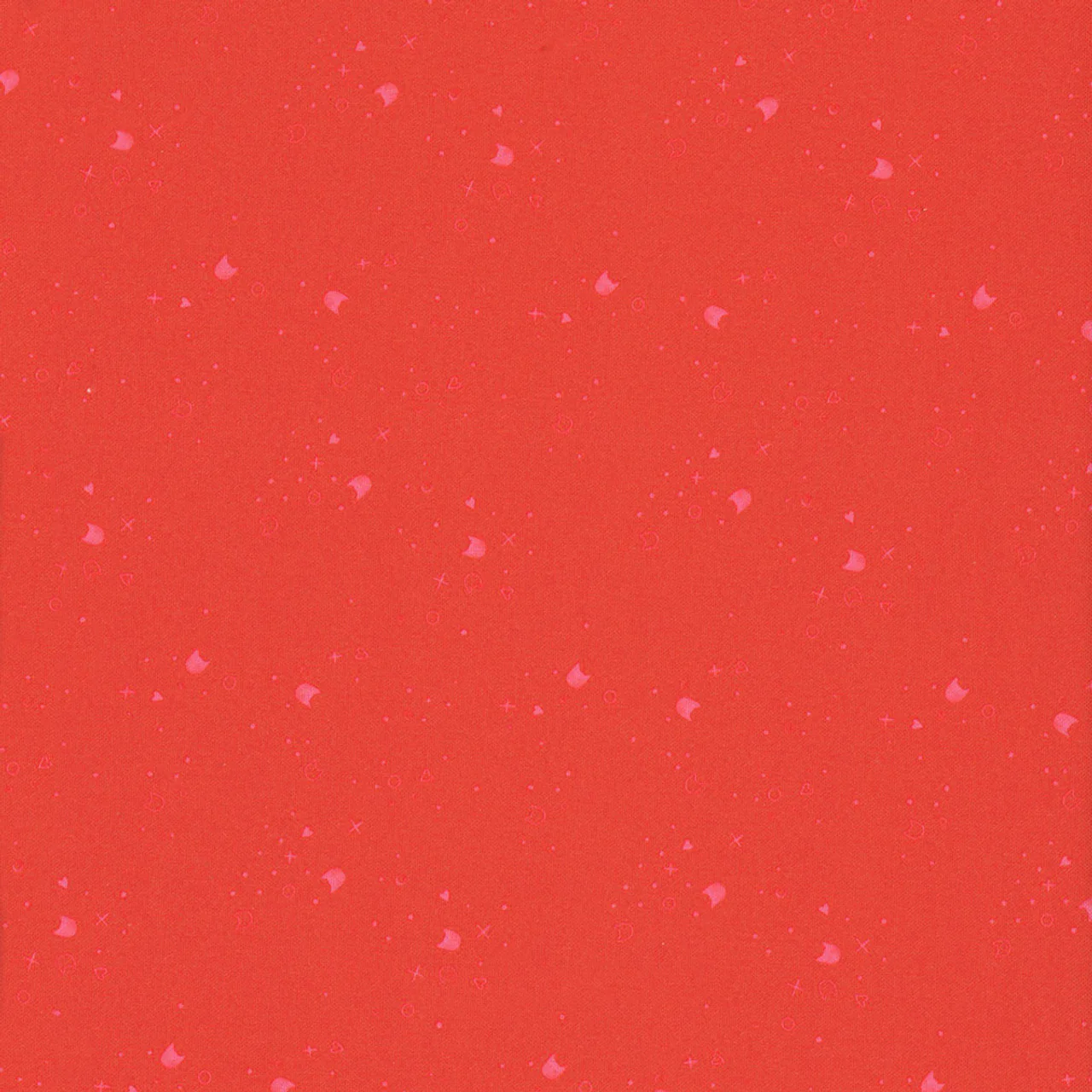 Dear Stella Kitty Litter Watermelon Cotton 43"/44" Fabric Per Yard