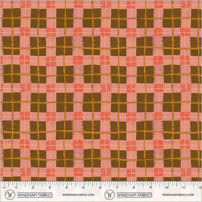 Dream Linoleum Plaid 43”/44” Fabric Per Yard