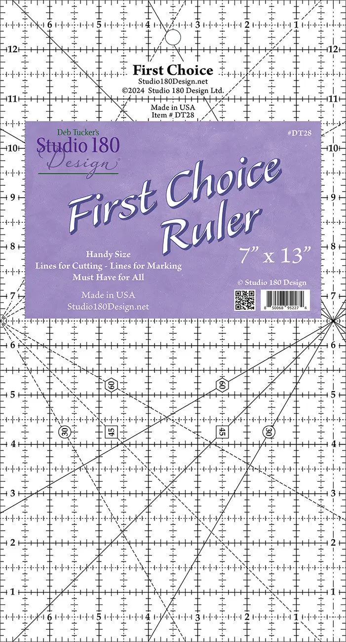 First Choice Ruler 7in x 13in