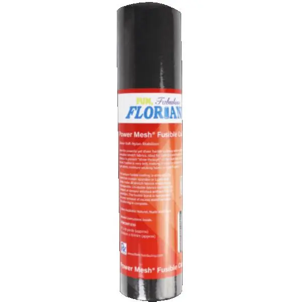Floriani Power Mesh Fusible - 12" x 10 yds - Onyx