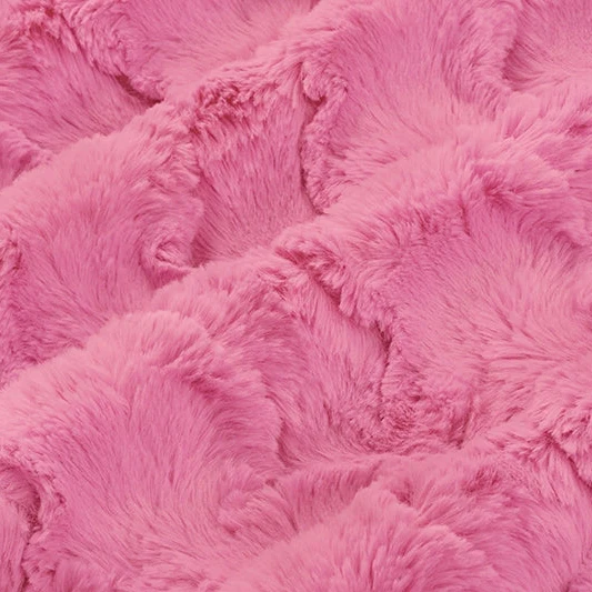 Hot Pink Luxe Cuddle Glacier 58/60" Fabric Per Yard - Image 2