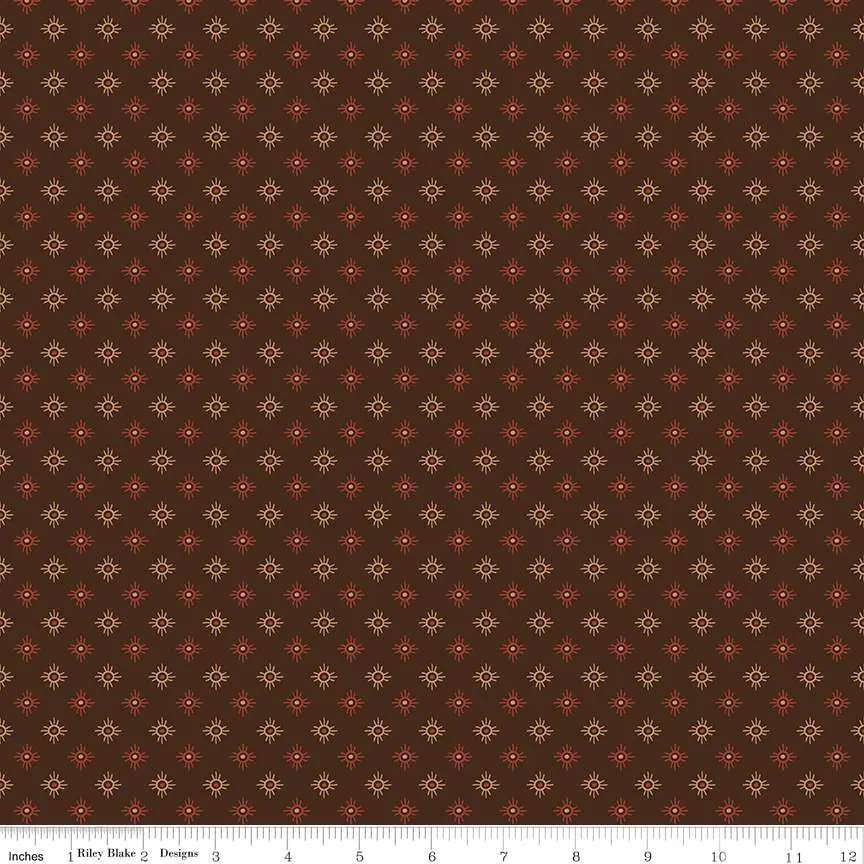 John Wayne American West Sun Brown 43"/44" Fabric Per Yard