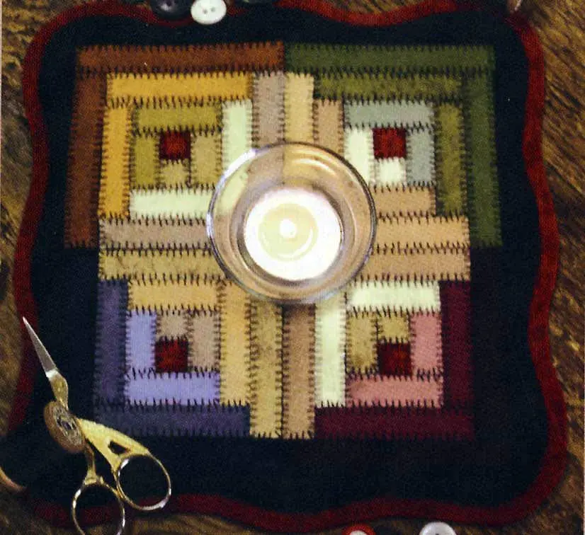 Kit Candle Mat Log Cabin