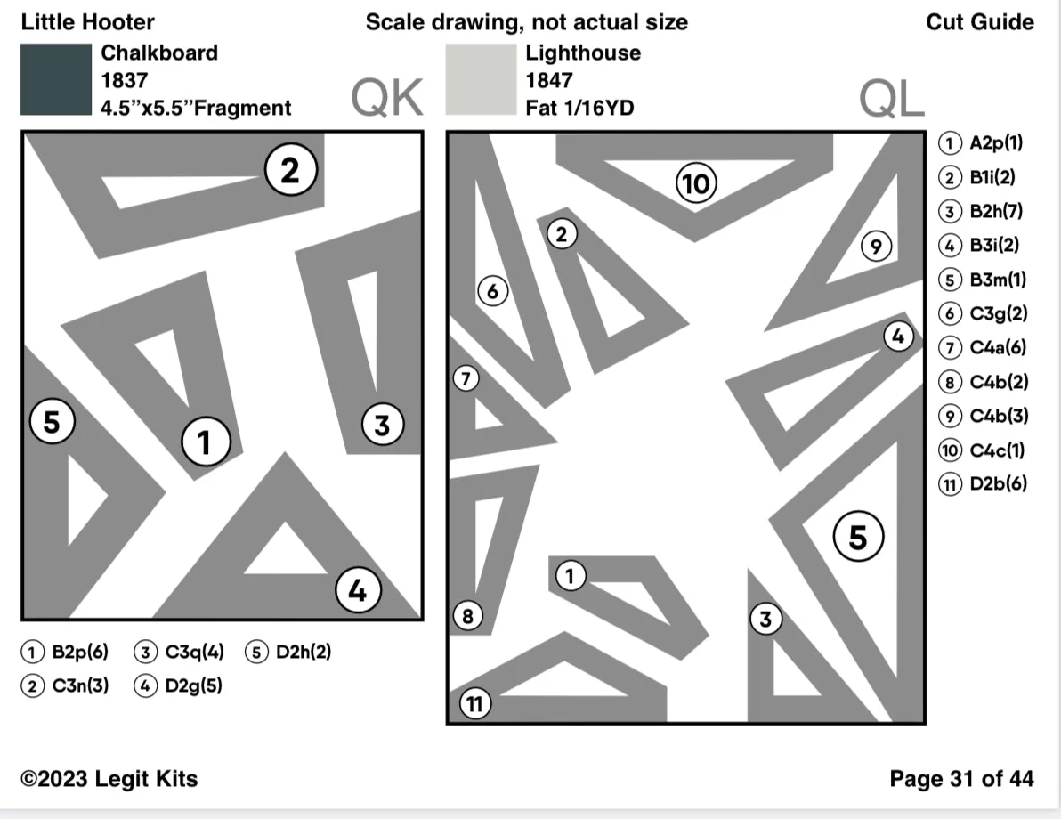Little Hooter Quilt Kit - Image 7