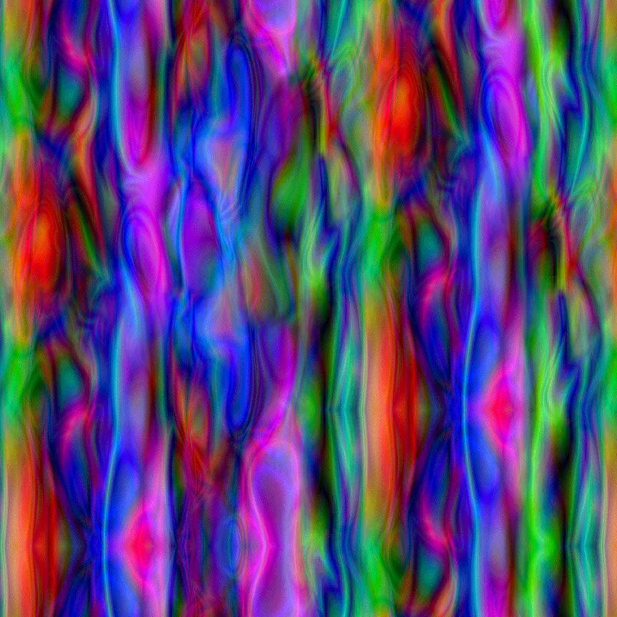 Multi-Color Space Nebula Cotton 44"/45" Fabric Per Yard