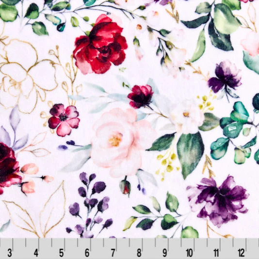Multi Flora And Fauna Digital Cuddle 58/60" Fabric Per Yard