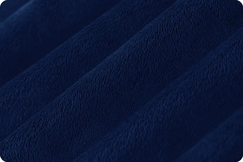 Navy Cuddle 3 58/60" Solid Minky Fabric Per Yard - Image 2