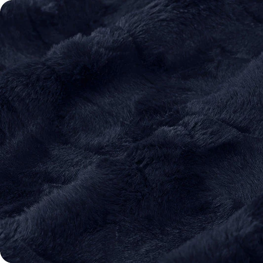 Navy Luxe Cuddle Luna 58/60" Fabric Per Yard - Image 3