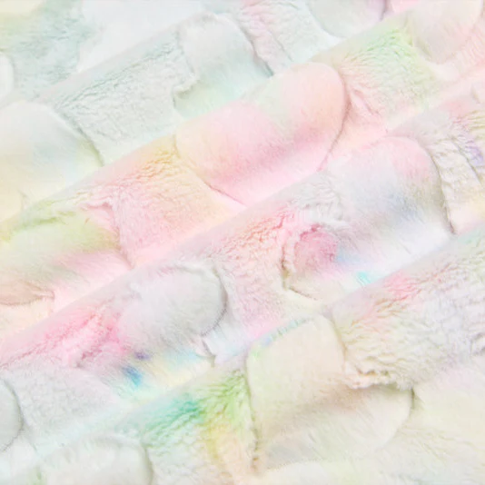 Pastel Luxe Cuddle Sorbet Hearts 58/60" Fabric Per Yard - Image 4