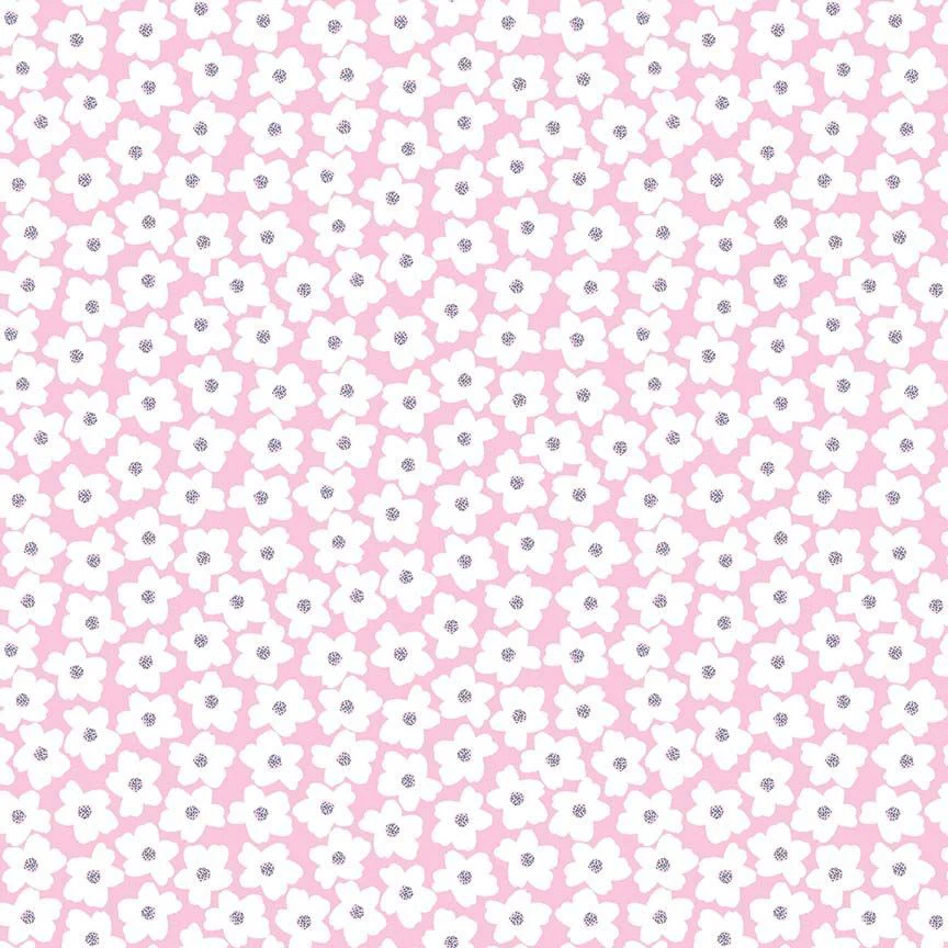 Petal Power Cotton 44"/45" Fabric Per Yard