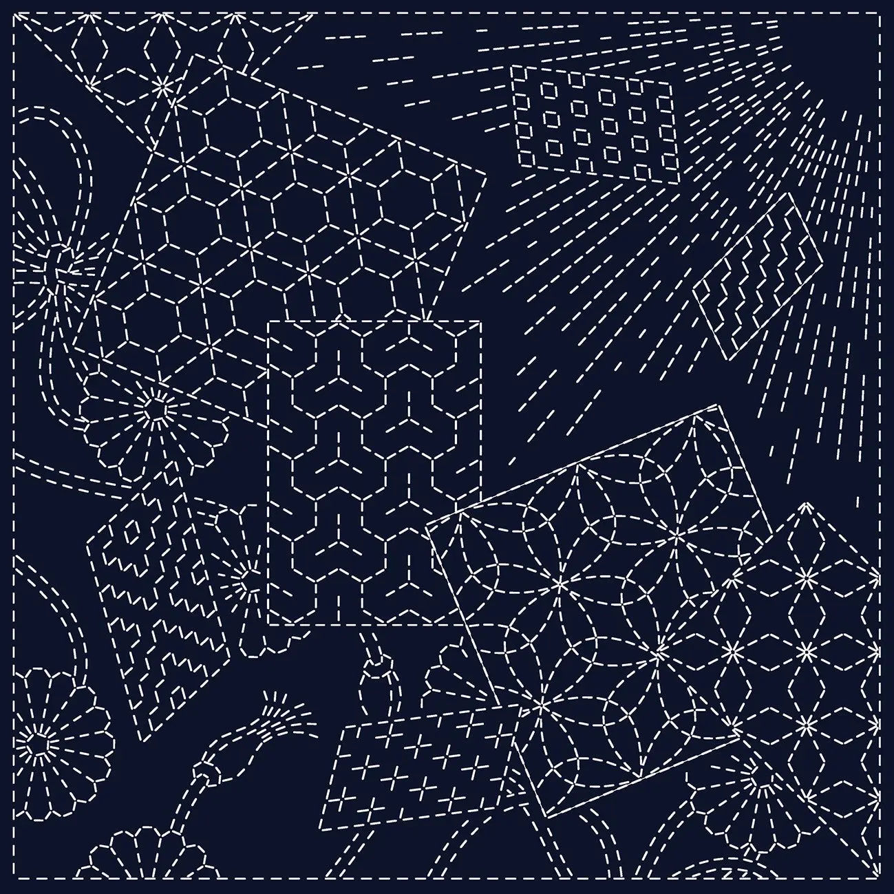 Sashiko Cloth Kaleidoscope