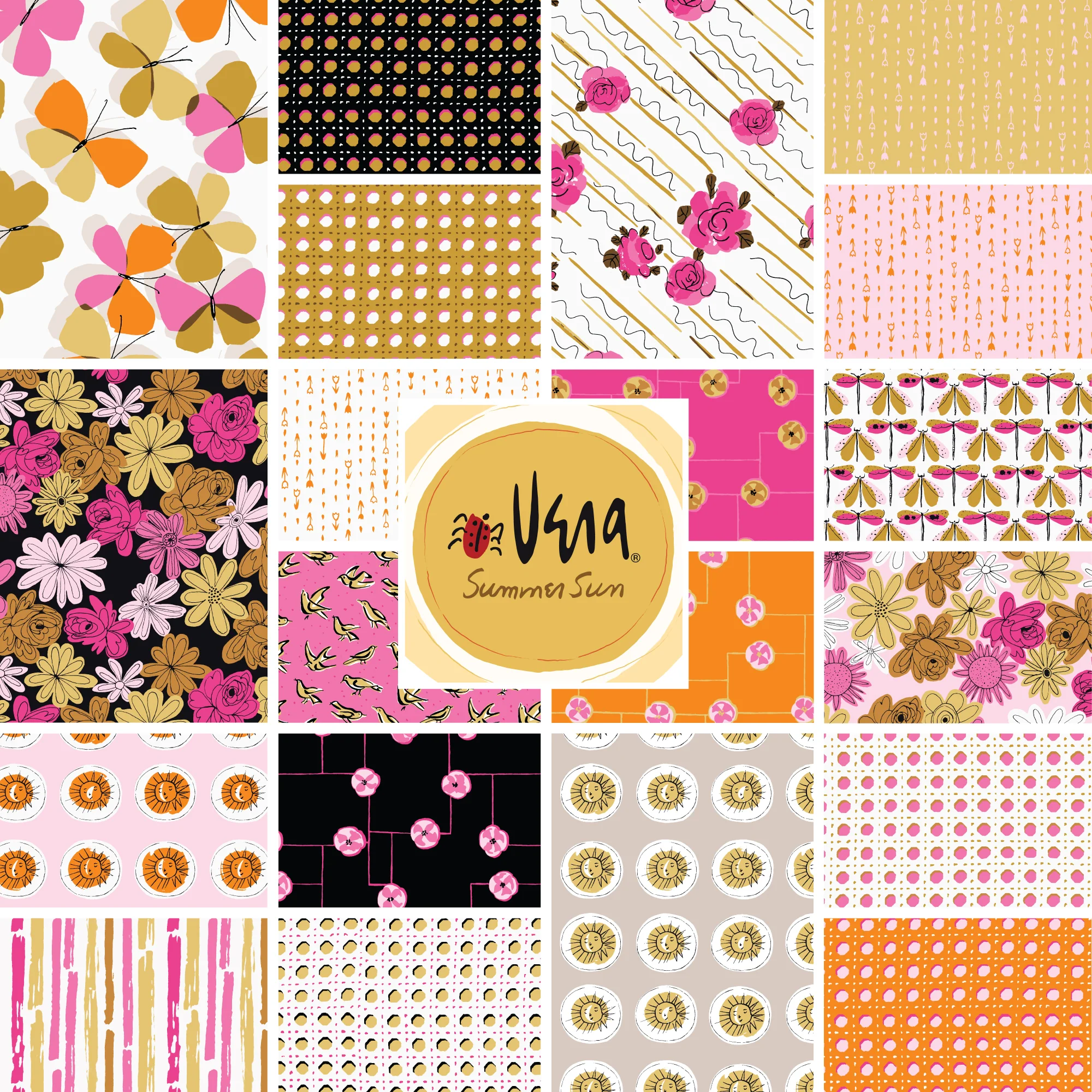 Summer Sun 5x5 Squares - 42 Pieces - Image 2