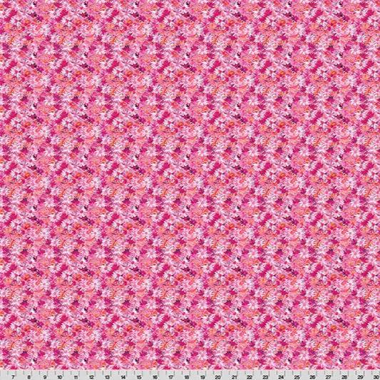 Wanderlust Daisies Quilting Cuddle Pink Fabric per yard - Image 2