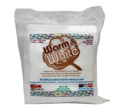Warm & White Needled Cotton Batting - Full Case - Image 3