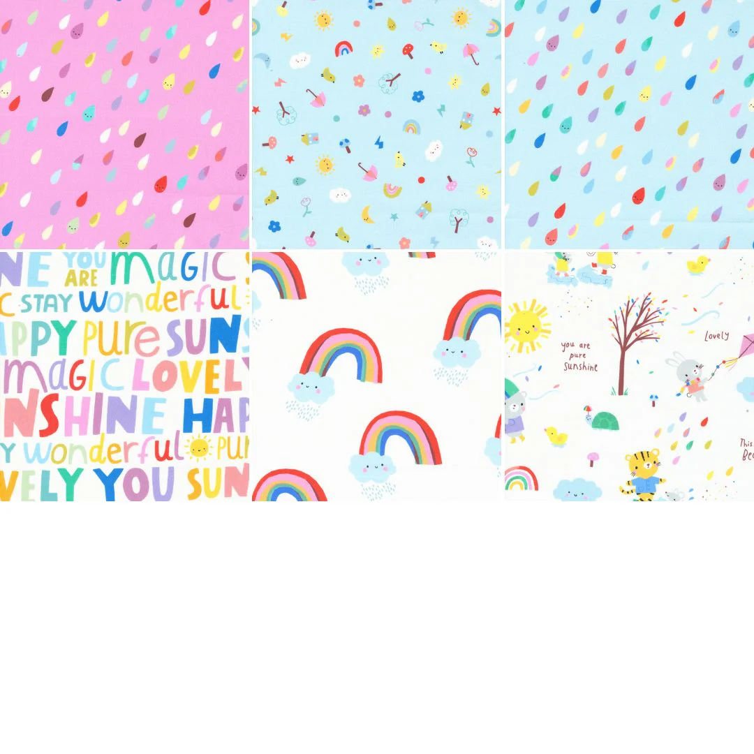 Whatever the Weather Fat Quarter Bundle - Set of 15 - Image 3
