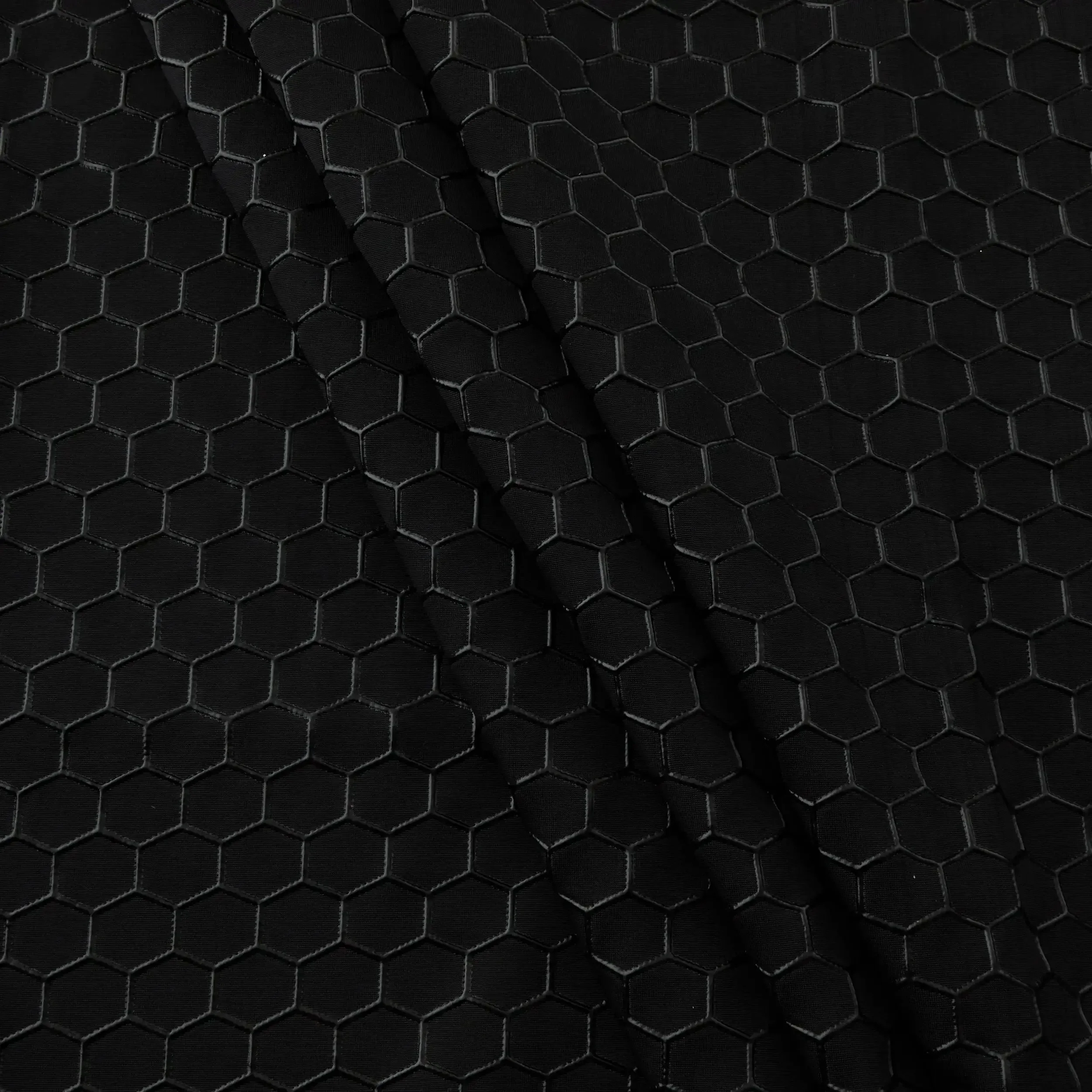Yaya Han Honeycomb Texture Black 57" Fabric Per Yard