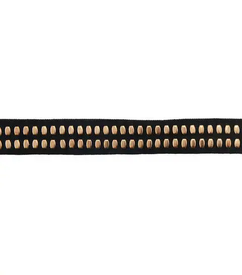 Yaya Han Sew on Hamburg Punk Trim 0.94" Gold - Per Yard