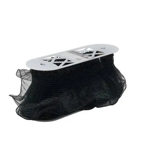 Yaya Han Sew On Mermaid Ruffle Black Iridescent Trim - Per Yard